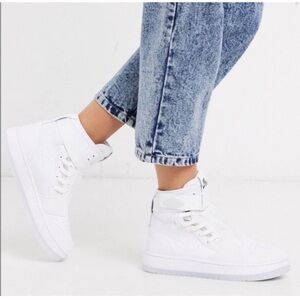 Nike Air Jordan Retro High Top Sneakers 1 Nova XX Triple White Shoes 10.5